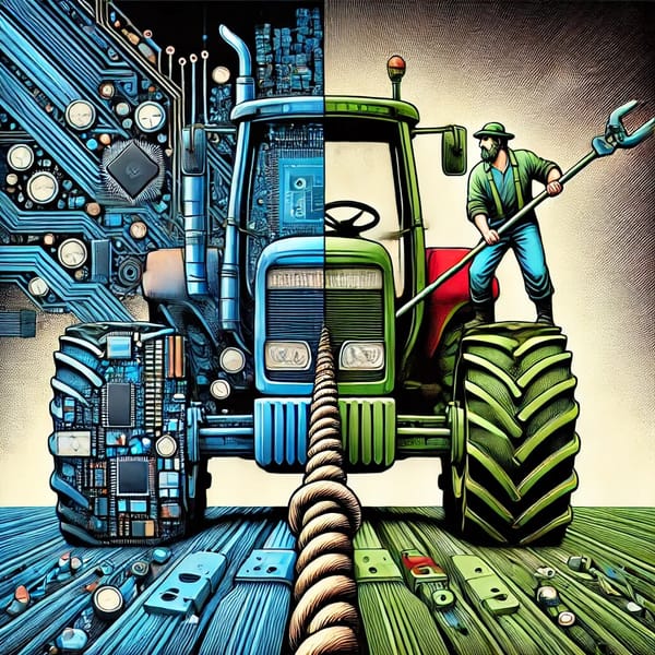 The Tractor Tech Tug-of-War: Farmers, Manufacturers, and the Right to Repair