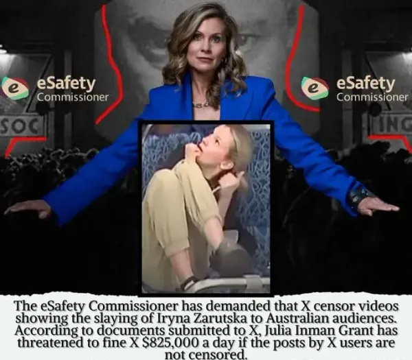 Australia's eSafety Commissioner Demands X Censor Murder Footage, Faces $825K Daily Fine Threat