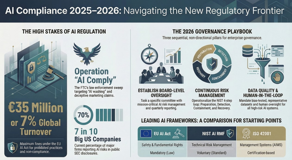 AI Governance and Regulatory Convergence: What CISOs Must Prepare for Now